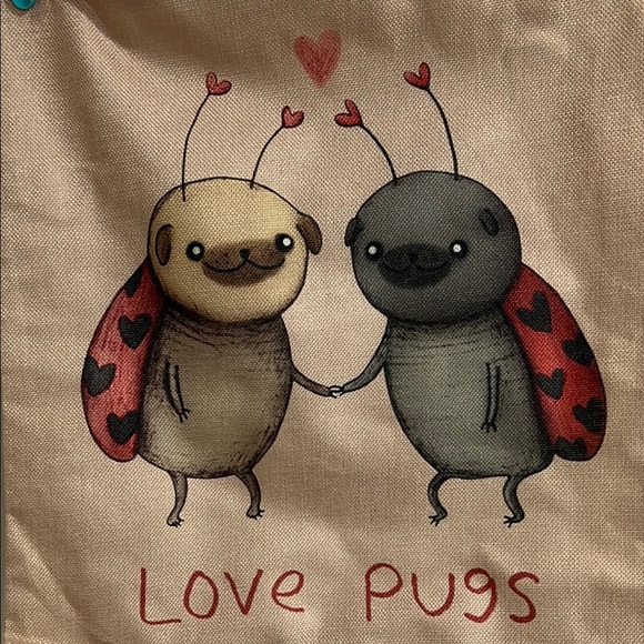 Jacket Pugtato and Love Pugs Pet Cushion Covers - Picture 3 of 9